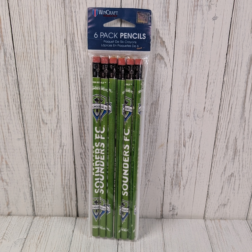 Win Craft 6pk Pencils Sounders FC